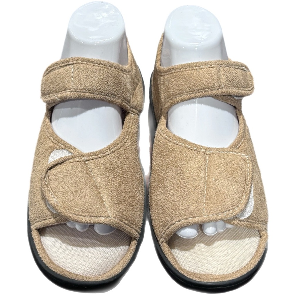 Unbranded Adjustable Memory Foam Slippers Hook And Loop For Women’s Size Small